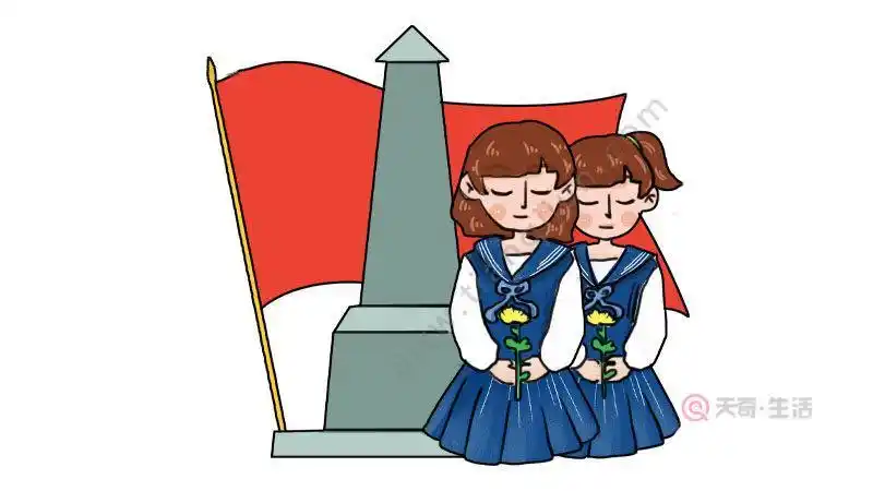 红色革命小烈士简笔画