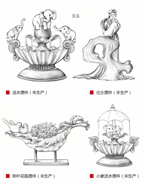 笔画古代结婚系列-工艺品设计|插画|其他插画|一百零八匠简笔画 手绘