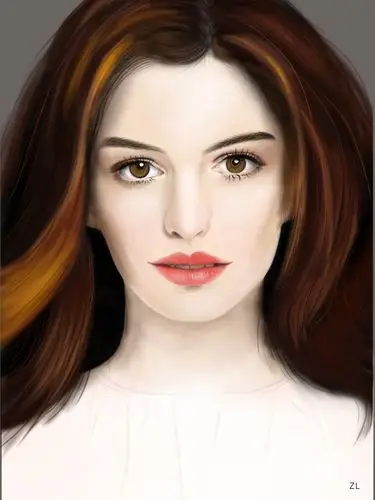 手绘~安妮海瑟薇