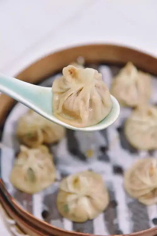 嵊州小吃也能ins风40年的老师傅手做小笼包这才叫皮薄肉嫩汤汁多