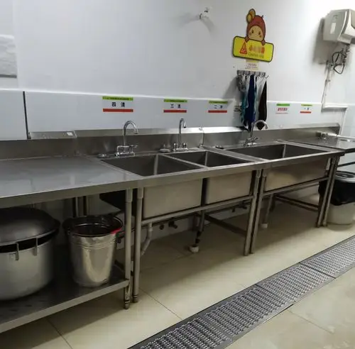 其它 和沁园幼儿园食堂参观 写美篇再看看厨房师傅们常用的洗刷池