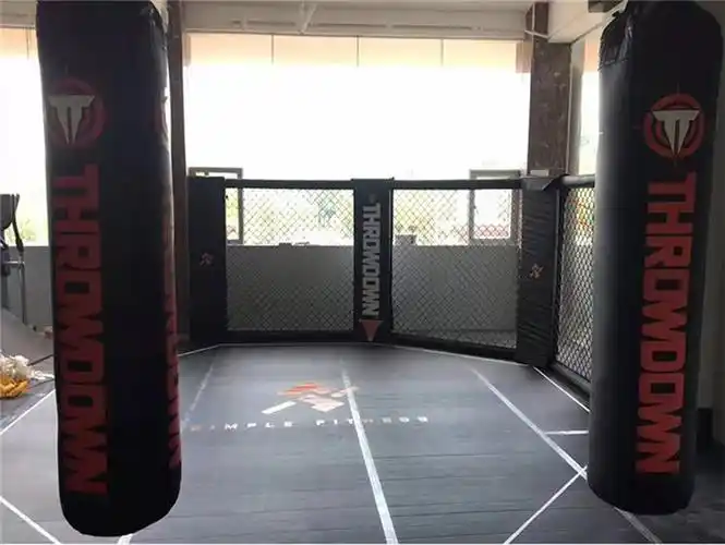 八角笼|mma格斗笼-仕尔道ufc综合格斗台详细尺寸定制厂家|仕尔道健身