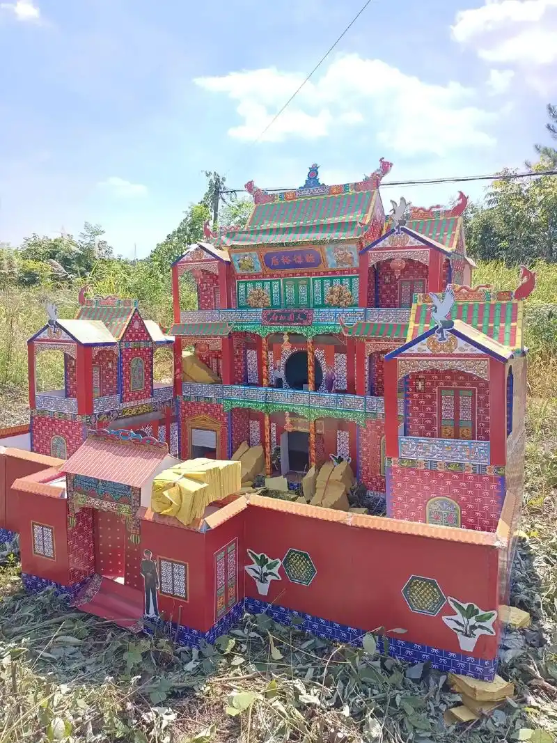 灵屋全套——白总管 #白总管 #天伦烟花#殡葬 #纸扎 - 抖音