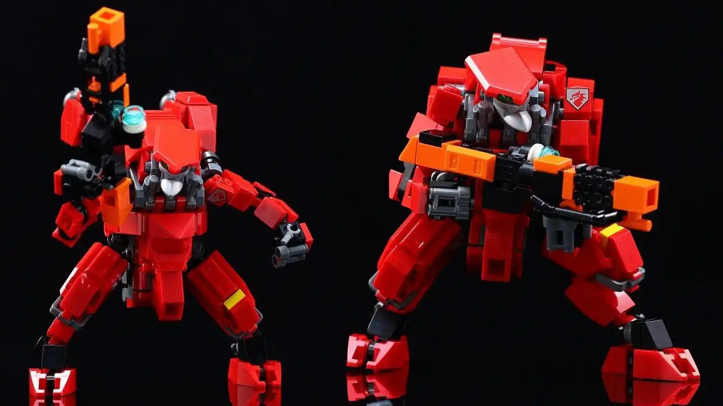 moko大神新的小型乐高moc机甲分享 大家好~今天继续给大家分享moko