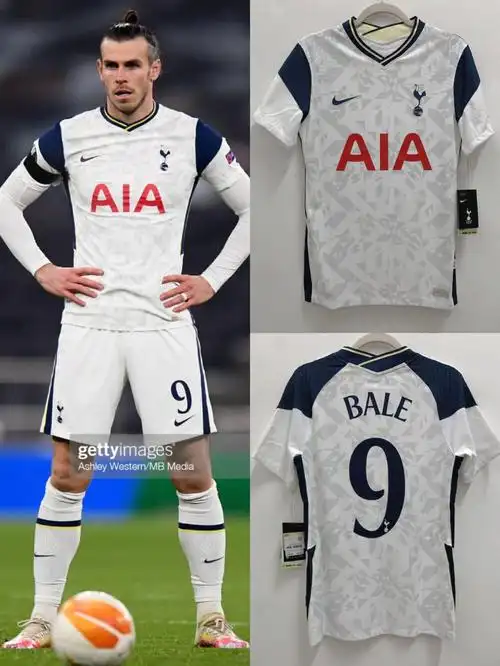 热刺20-21赛季主场球员版球衣