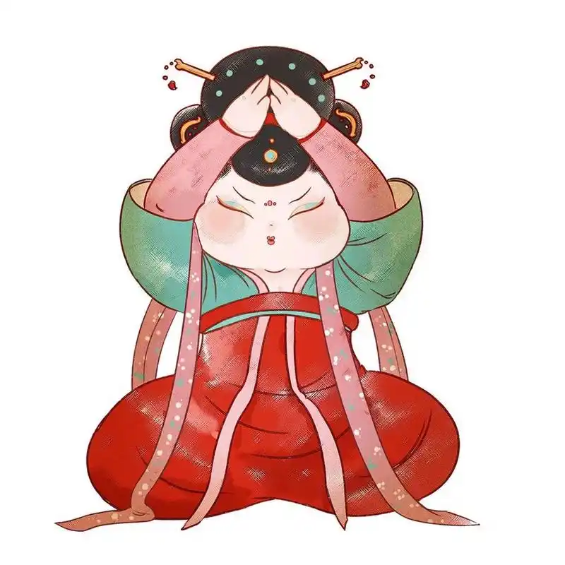 『可爱头像』 	 99q版唐朝仕女头像