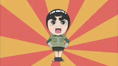 火影忍者sd 李洛克的青春全力忍传    里面截图    里面的人物都是q版