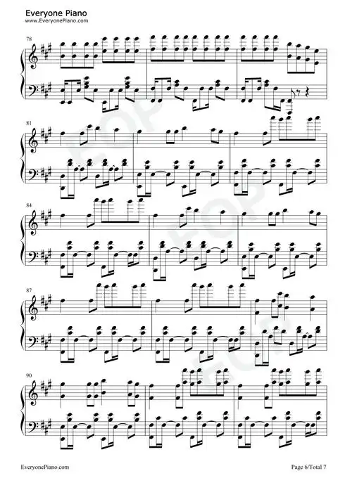 astronomia-黑人抬棺-电音神曲五线谱预览6-钢琴谱文件(五线谱,双手