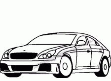 线描 是怎样画的呢车黑白画简笔画简笔画小汽车场景简笔画轿车小轿车