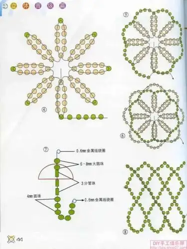 串珠图解_串珠_教程_串珠教程_兴趣爱好_手工