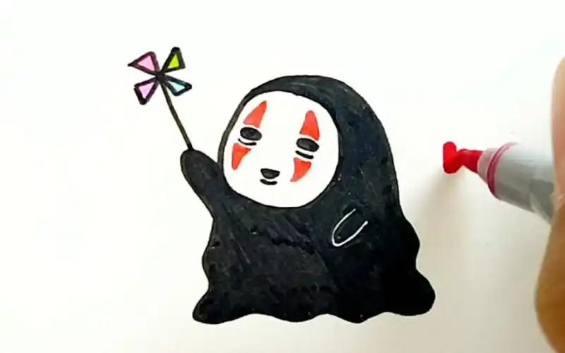 超简单的无脸男简笔画教程_哔哩哔哩_bilibili