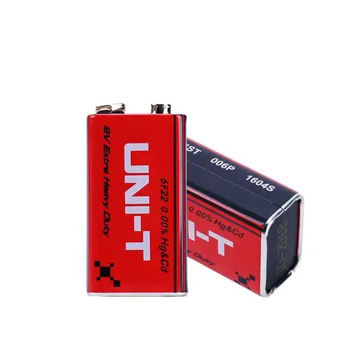 优利德万用表电池9v方块专用6f22碳性叠层方形普通干电池