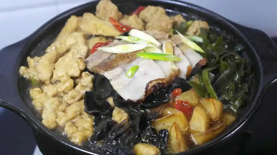 什锦砂锅的做法