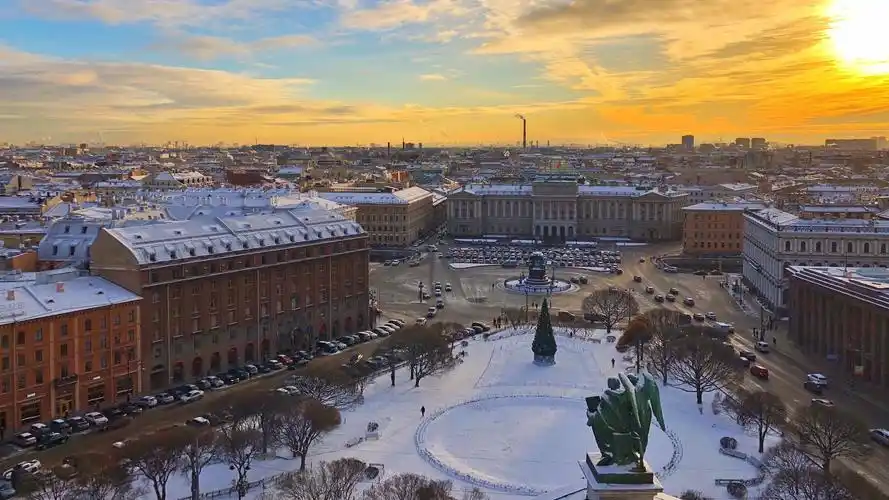 圣彼得堡风光迤逦的北方威尼斯电脑壁纸