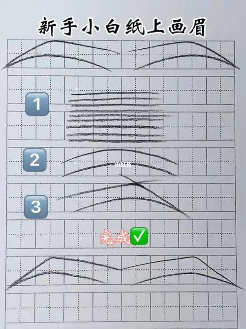 新手小白纸上画眉