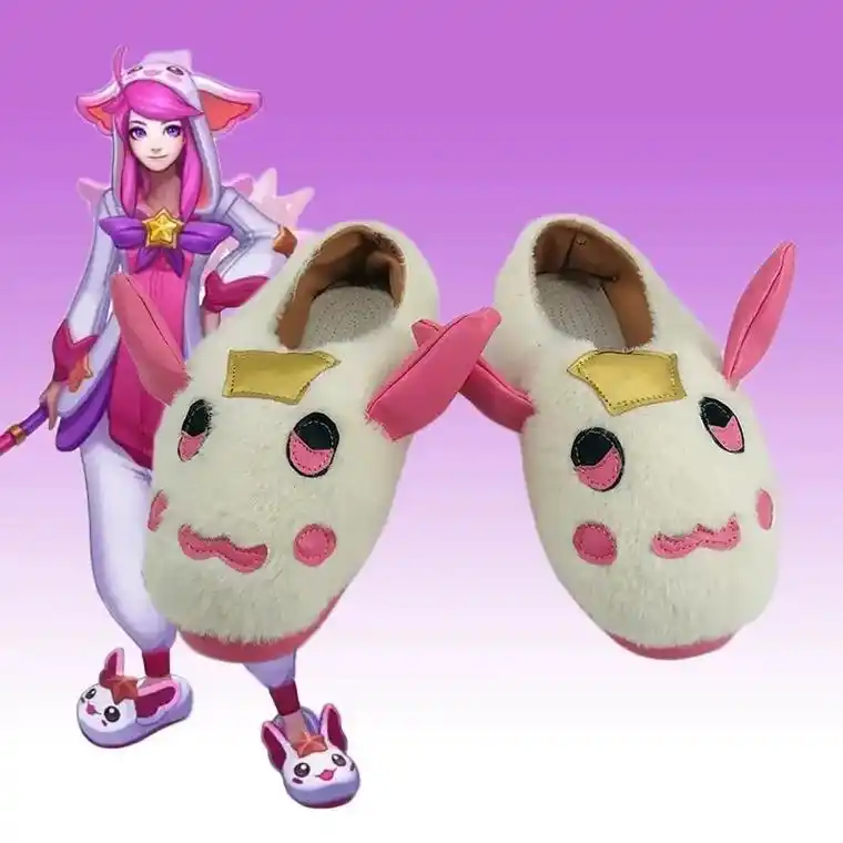 英雄联盟lol拉克丝睡衣守护者cos鞋cosplay鞋动漫展 - 抖音