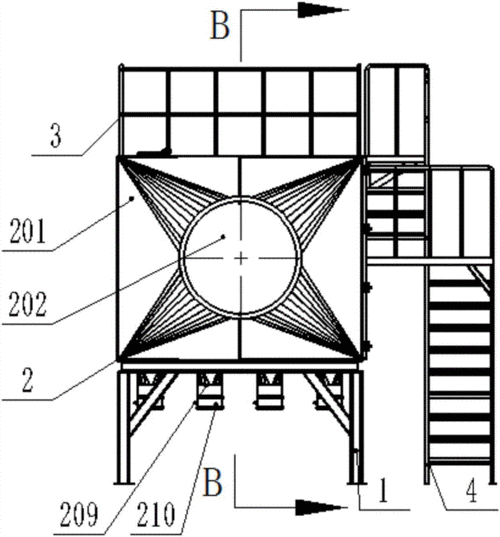一种大风量多层并联便捷式活性炭吸附塔的制作方法