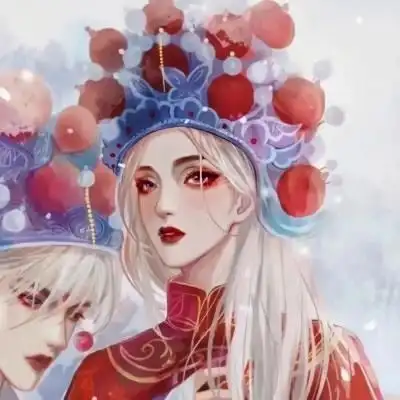 古风嫁衣情侣头像古风婚服嫁衣情侣头像一左一右