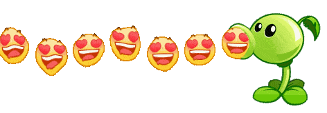 超火的豌豆射手吐小黄脸表情包魔性又好玩