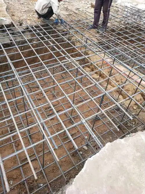 搅拌站基础钢筋绑扎