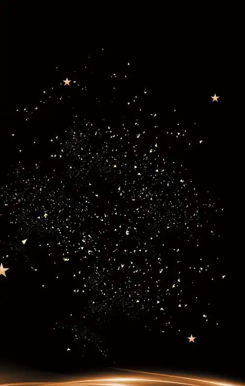 黑色星空背景图