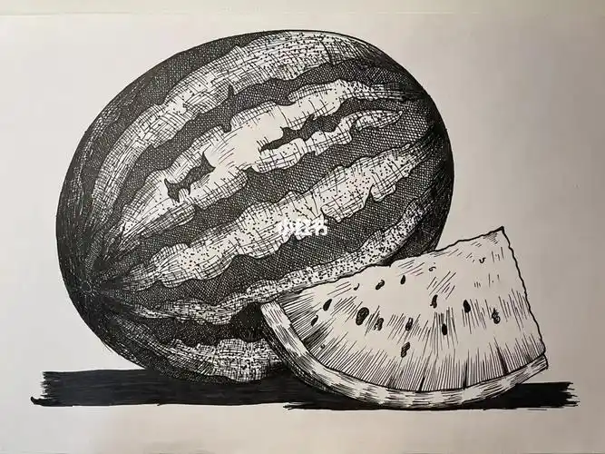 28100画西瓜真的很治愈