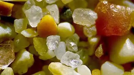 把沙子放大1000倍,显微镜中的景象令人震撼,太美了!