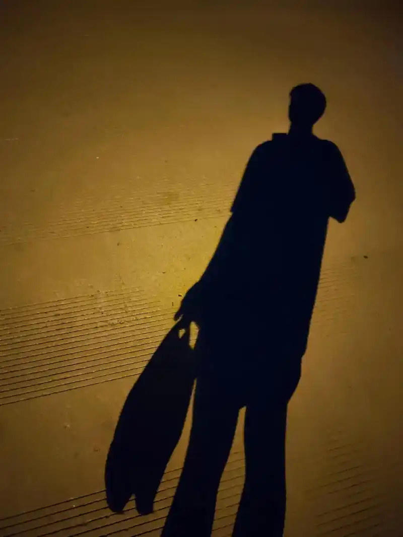 后来,就连影子都在告诉我,这个是大人模样.但是我还是想说,大 - 抖音