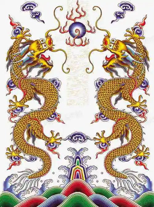 二龙戏珠双龙戏珠寓意