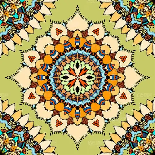 古典民族花纹背景矢量素材