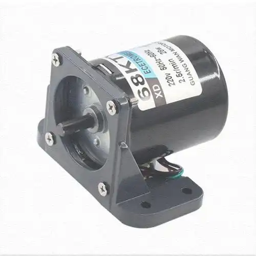 交流同步电机40w微型低速永磁正反转小马达220v齿轮减速电动机