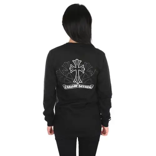 chrome hearts 克罗心 幻影十字架黑色长袖t恤