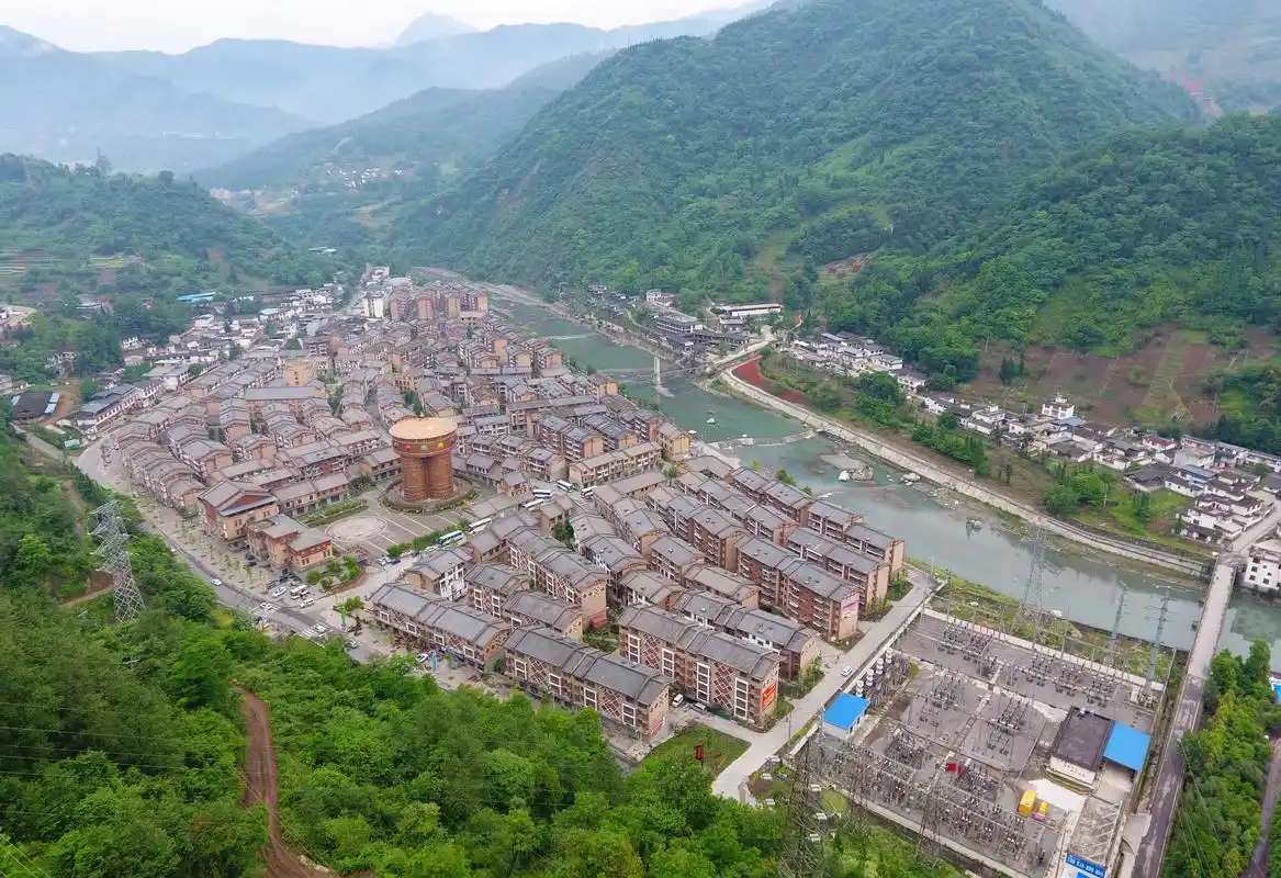 天空之眼瞰汶川地震灾区十年巨变