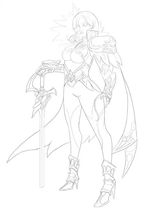 cg游戏人物临摹练习|插画|游戏原画|张小船cc - 原创作品 - 站酷