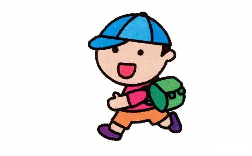 帅气小男生简笔画步骤画法