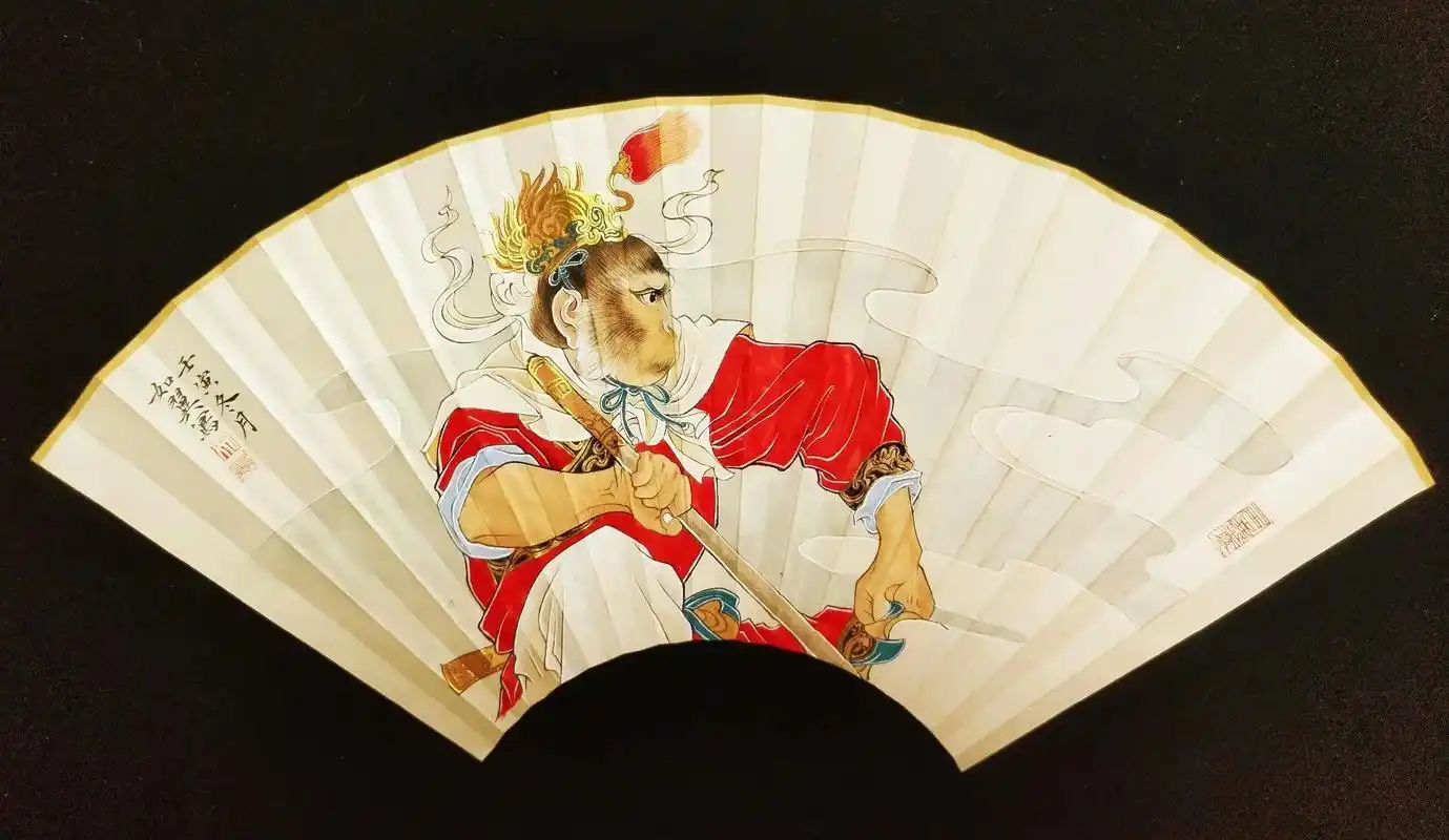 大圣归来#国画 #孙悟空 #每日一画 #孙大圣  - 抖音