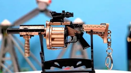 和平精英玩具模型mgl榴弹发射器合金型迷你