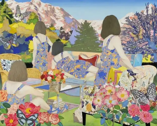 日本艺术家naomi okubo绘画作品 - 当代艺术 - cnu视觉联盟