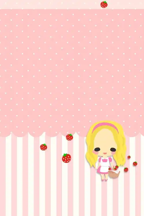 小小草莓女孩iphone4主屏壁纸