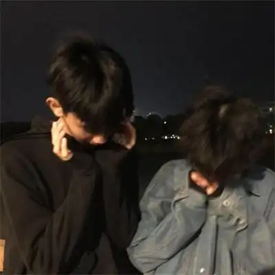 基友头像一对两张真人基友头像真人帅气两个