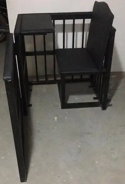 hdks-sxy-01型铁质软包犯人栏