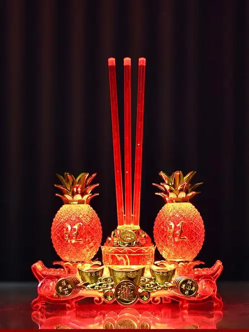 电子蜡烛长明灯供 灯电子香炉蜡烛香烛长明灯供灯财神元宝灯无烟祈福