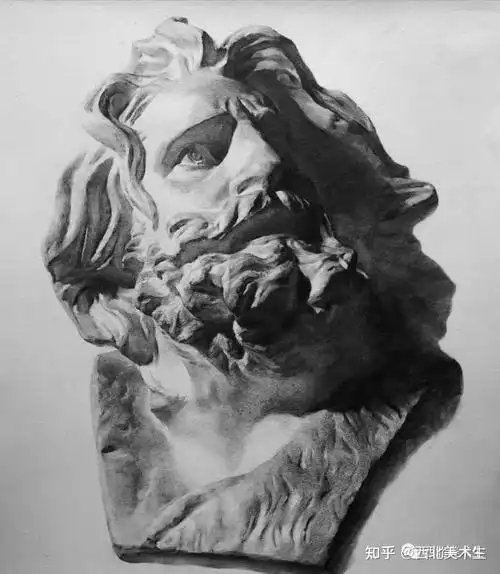 精选作品下面小编先带领大家看几组素描石膏像同学们刚开始画石膏像时