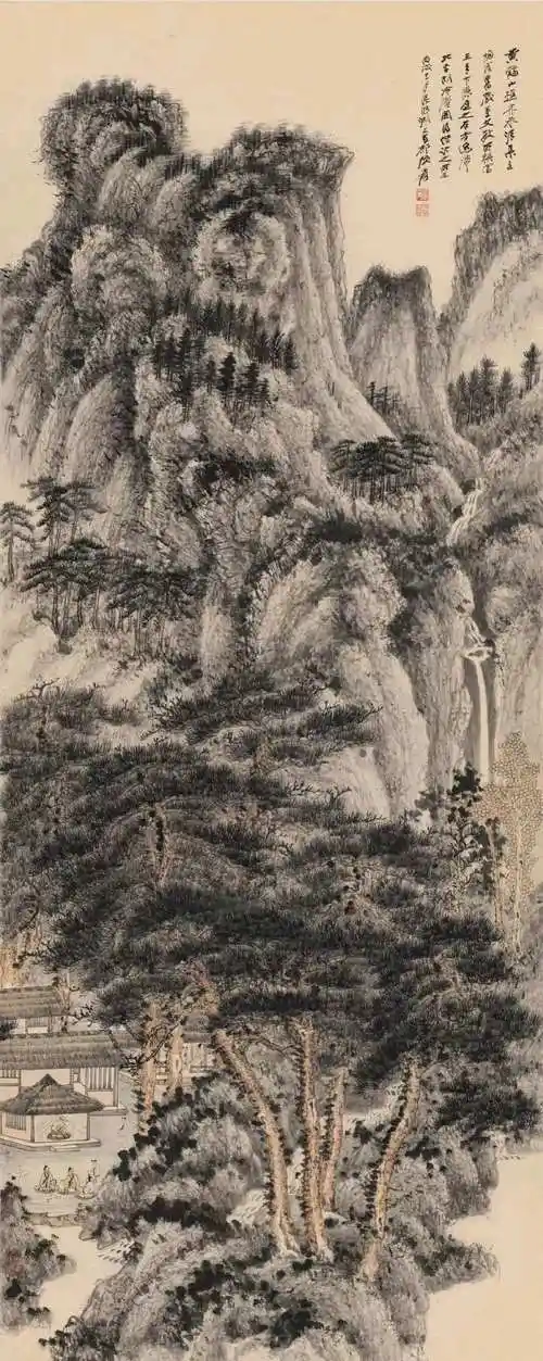 340多幅张大千山水画,写意画欣赏,(340幅)
