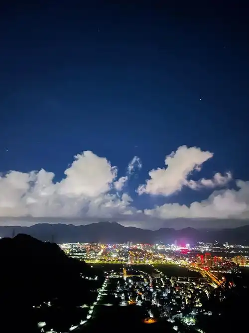 温州大罗山超美夜景