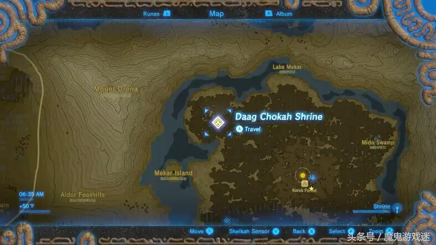 塞尔达迷失森林位置地图迷失森林祠堂通关攻略