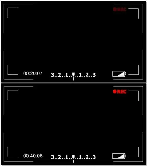摄像机录制rec视频素材 带透明通道_视图站_原创设计