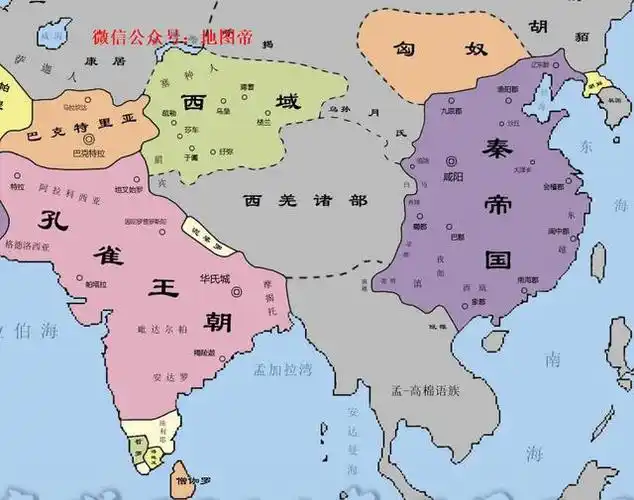 地图上的大汉帝国