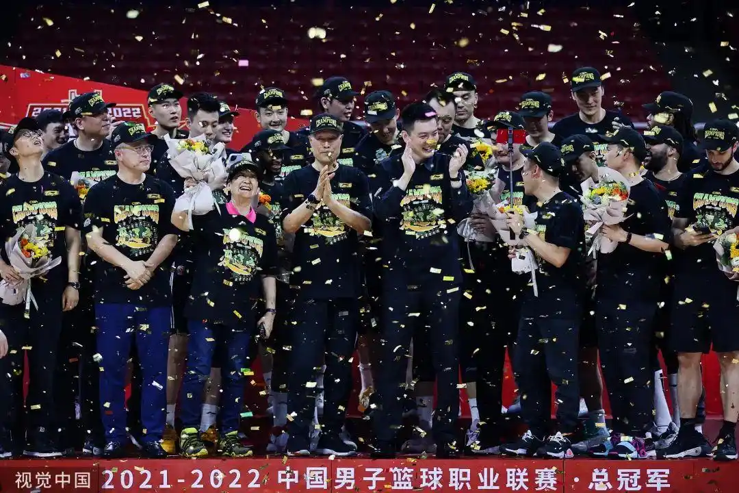 辽宁男篮夺得cba总冠军