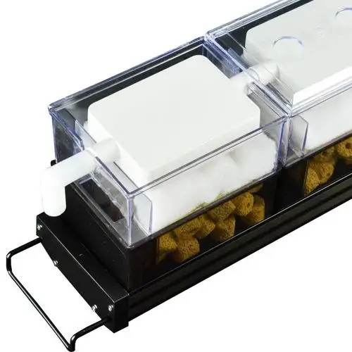 底滤式储水滴流盒鱼缸过滤器水族箱顶部过滤器上置滤槽过滤盒两层